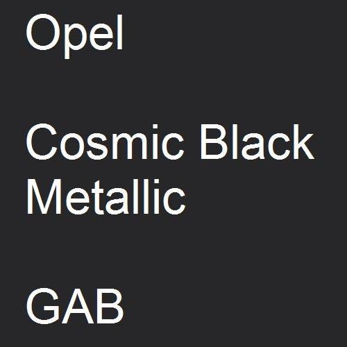 Opel, Cosmic Black Metallic, GAB.